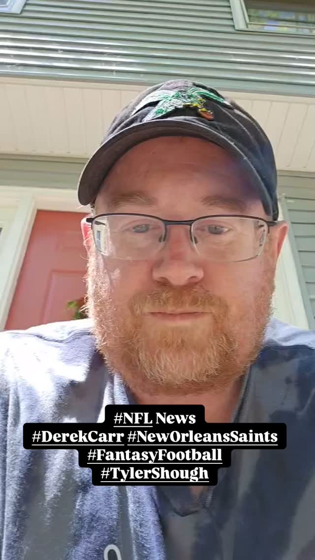 Goody gives you his thoughts on Derek Carr’s surprise retirement and the fantasy football implications of it! #NFL News #DerekCarr #NewOrleansSaints #FantasyFootball #TylerShough